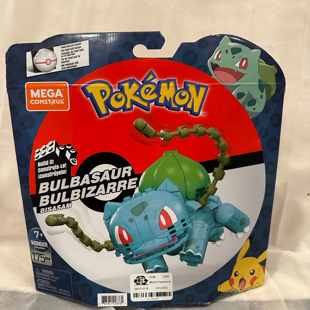 Mega Bloks Mega Construx Pokémon Bulbasaur Construction Set